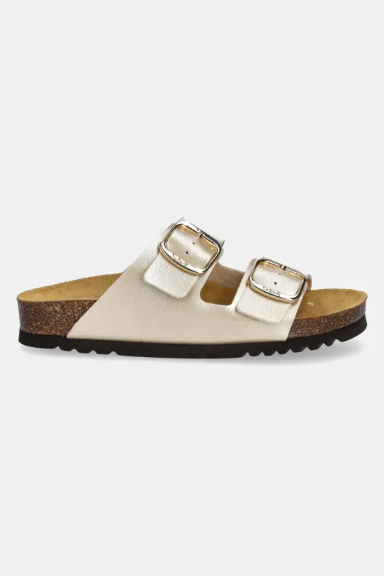 Scholl klapki JOSEPHINE F321662329 złoty SS25