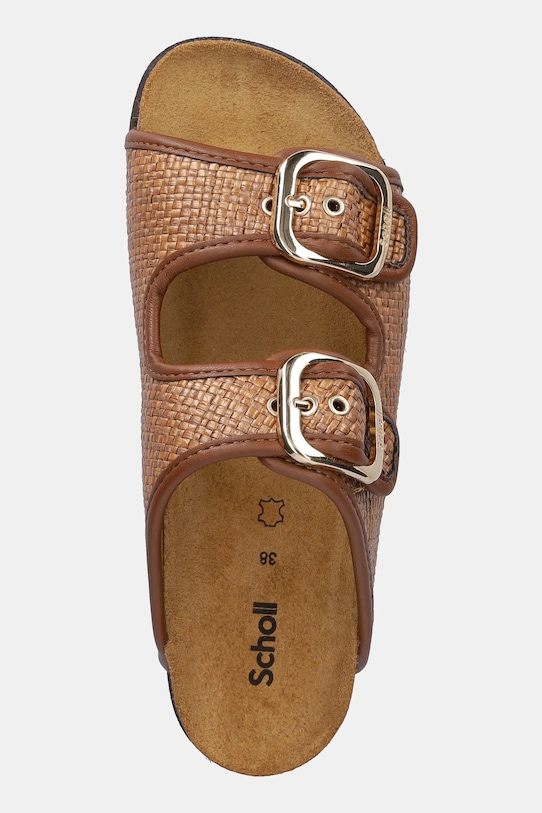 Scholl papuci NOELLE maro F322411175