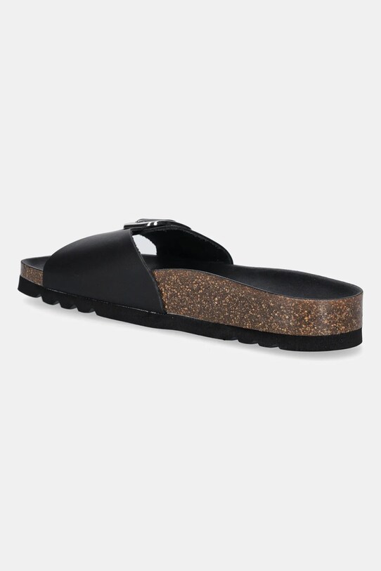 Obuwie Scholl klapki skórzane EVA F322631004 czarny