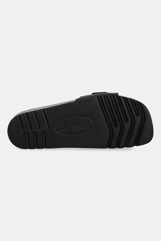 Scholl klapki skórzane EVA F322631004 czarny
