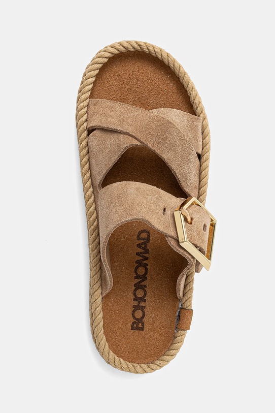 Παντόφλες σουέτ Bohonomad Sevilla μπεζ SEV.12