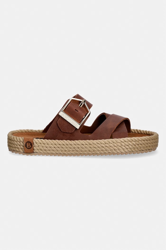 Bohonomad klapki espadrylowe damskie zamszowe Sevilla SEV.12 brązowy SS26