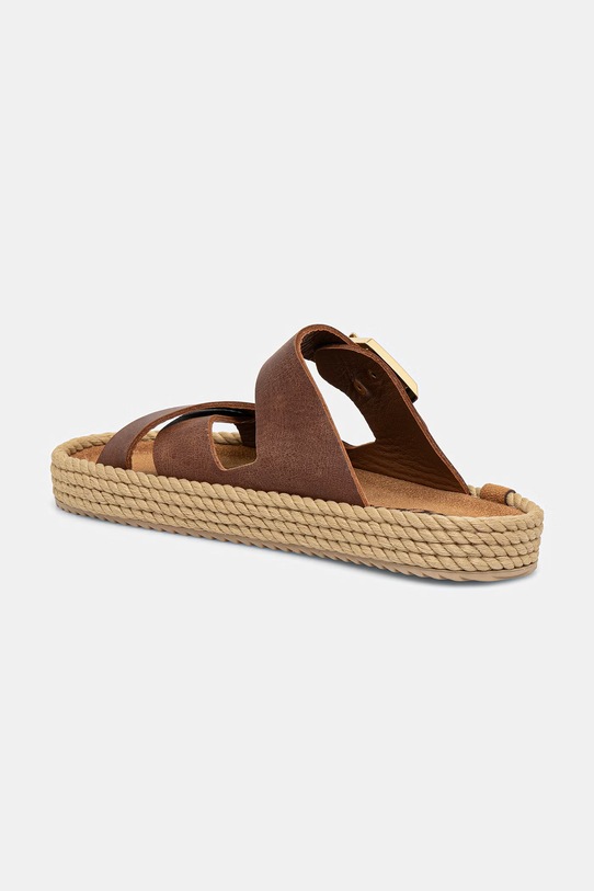Obuwie Bohonomad klapki espadrylowe damskie zamszowe Sevilla SEV.12 brązowy