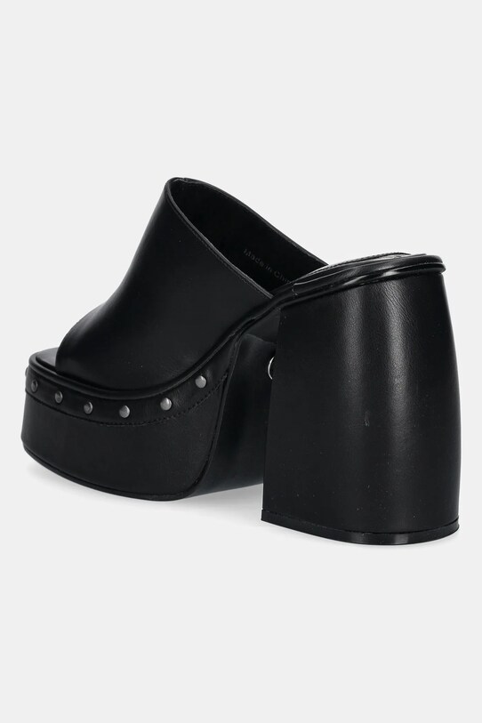 Boty Pantofle Buffalo Heart Mule 1291603.BLK černá