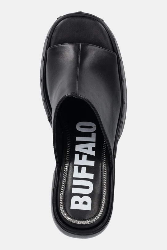 Buffalo klapki Heart Mule czarny 1291603.BLK