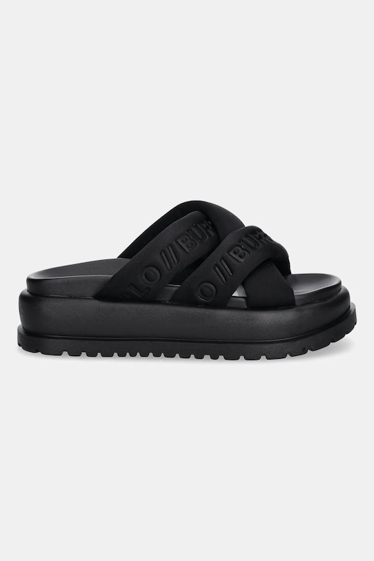 Παντόφλες Buffalo Palma Cross 1602277.BLK μαύρο SS25