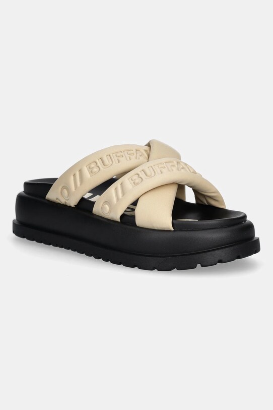 Παντόφλες Buffalo Palma Cross 5-8 cm μπεζ 1602278.CRB