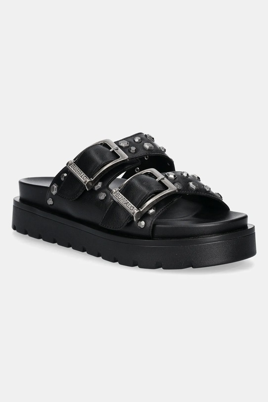 Buffalo klapki Raya Ari Stud syntetyczny czarny 1602290.BLK