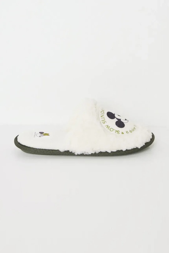 women'secret papuci de casa MICKEY MOUSE FUR HOUSE SLIPPERS 4999682 bej