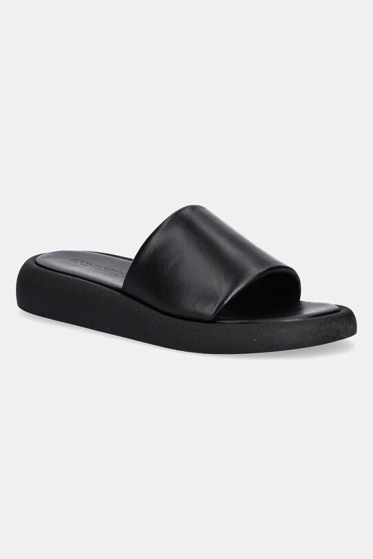 Copenhagen klapki skórzane Leather płaski czarny CPH773