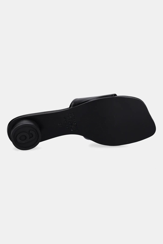 Δερμάτινες παντόφλες MM6 Maison Margiela S66WP0109.P3628.T8013 μαύρο