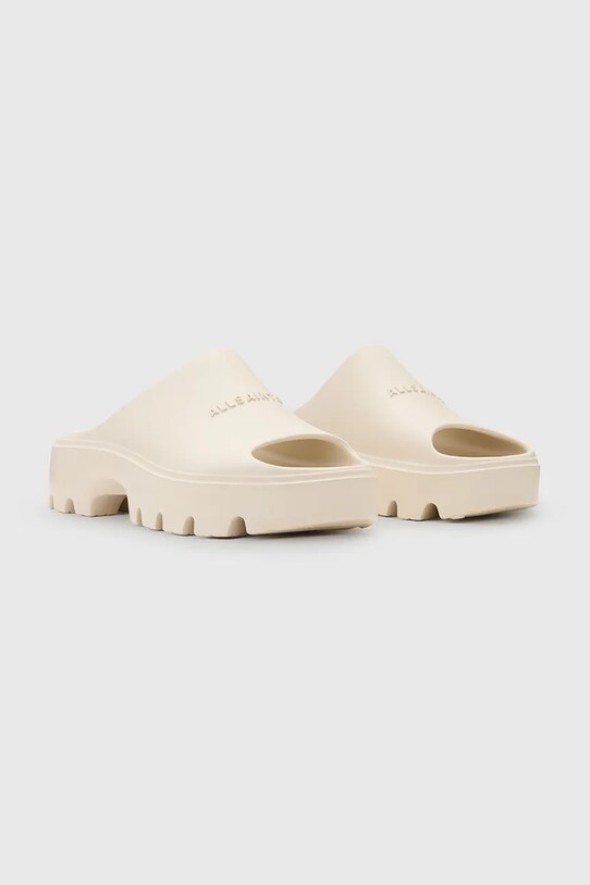 Шльопанці AllSaints Eclipse Slider W033FC.CHW бежевий SS25