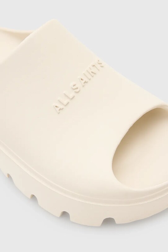 Шльопанці AllSaints Eclipse Slider бежевий W033FC.CHW