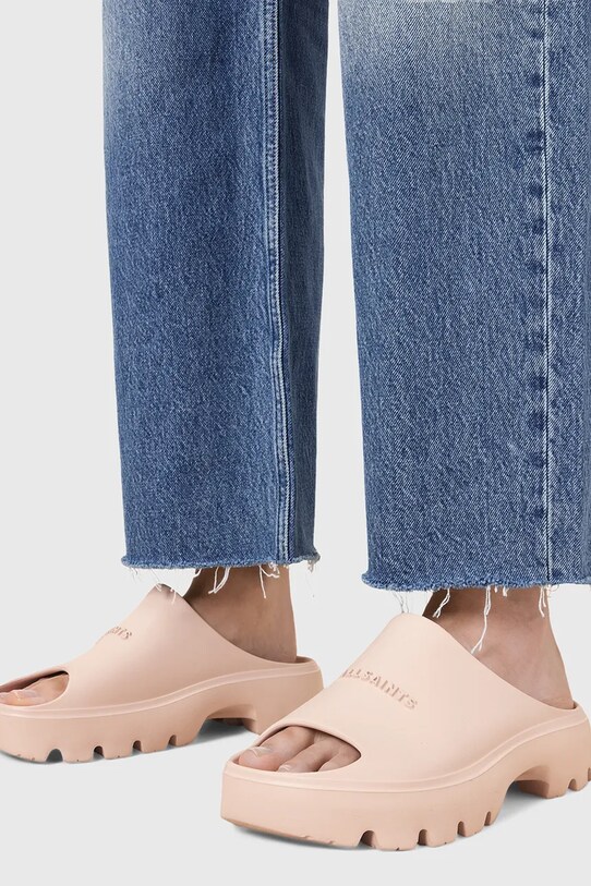 AllSaints klapki Eclipse Slider W033FC.RDU różowy