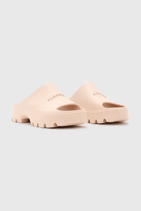 AllSaints klapki Eclipse Slider W033FC.RDU różowy SS25