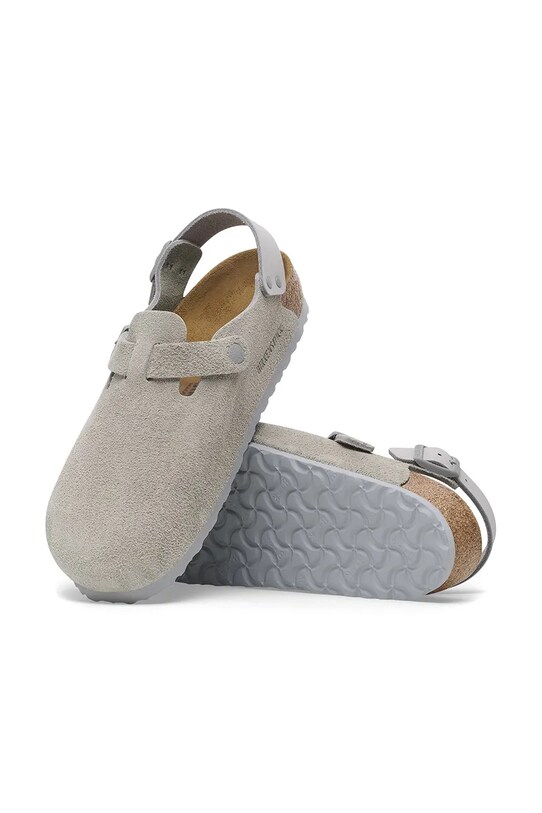 Birkenstock klapki zamszowe Tokio LEVE 1028329