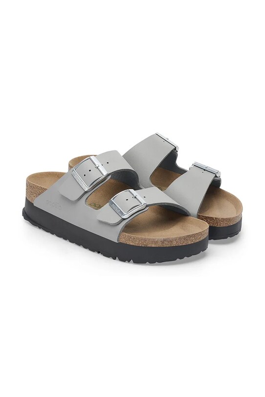 Birkenstock klapki Arizona Flex Platform BF szary 1028439