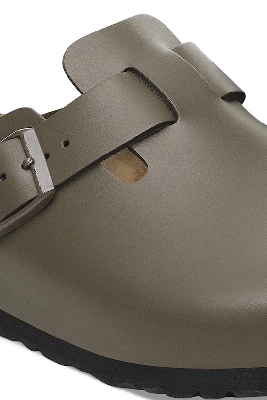 Încălțăminte Birkenstock șlapi de piele Boston NL 1029156 verde