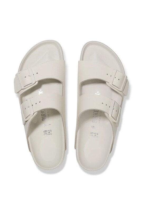 Birkenstock klapki skórzane Arizona EXQ LENA 1029213 biały