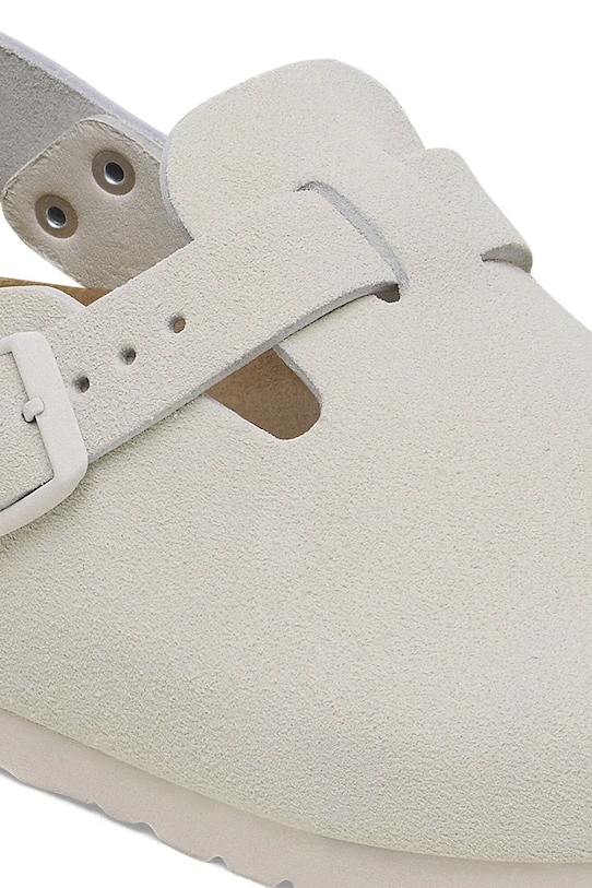 Shoes Birkenstock suede sliders Tokio LEVE 1029270 white