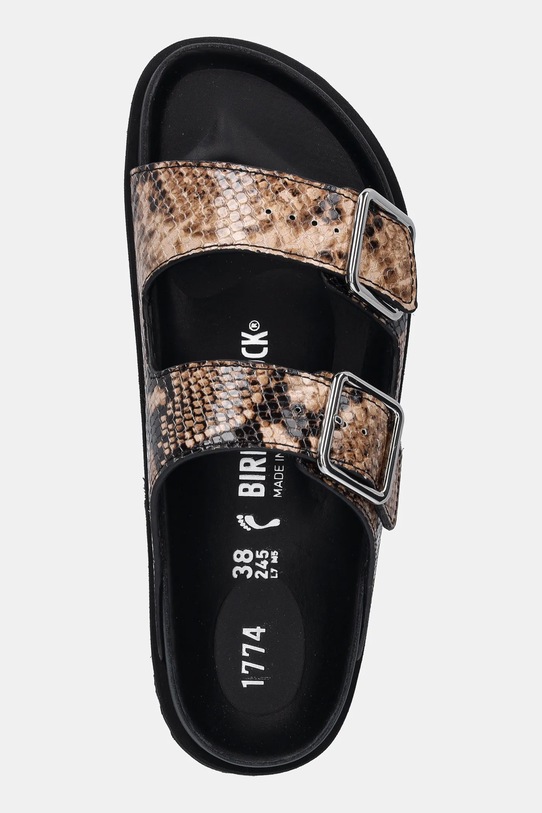 Δερμάτινες παντόφλες Birkenstock 1774 Arizona EXQ LE μπεζ 1030003