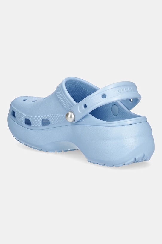 Obuwie Crocs klapki Classic Platform Pearl Clog 211231.4NS niebieski