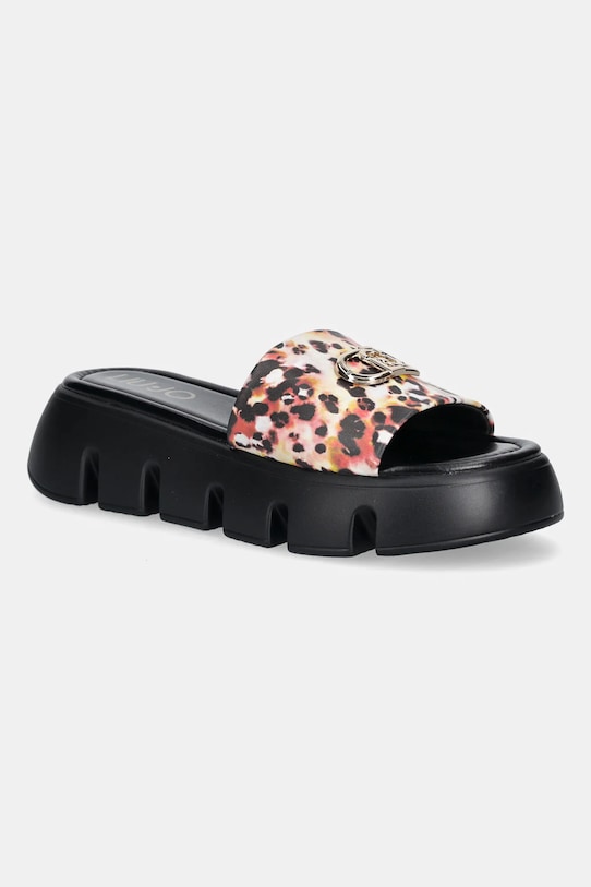 Liu Jo klapki 5-8 cm brązowy VA5227.E0894