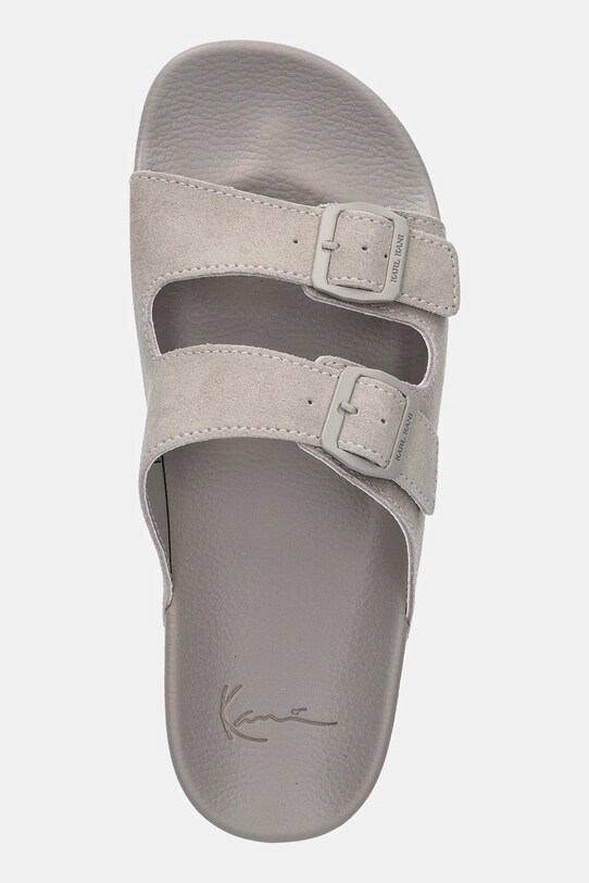 Замшеві шльопанці Karl Kani Kani Street Slide PRM бежевий PD00006206