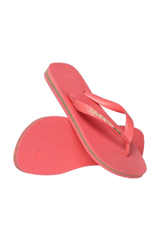 Havaianas japonki HAV. BRASIL LOGO TROPICAL pomarańczowy 4110850.9260