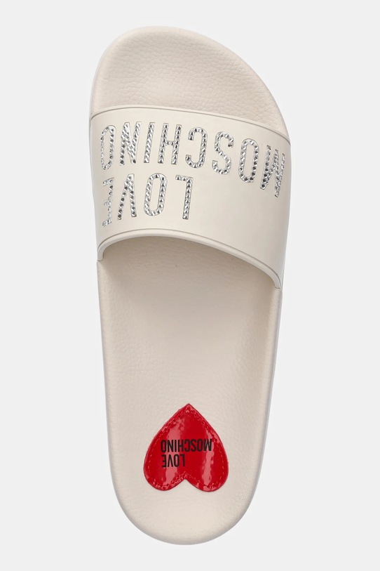 Love Moschino klapki beżowy JA28122G1MI13102