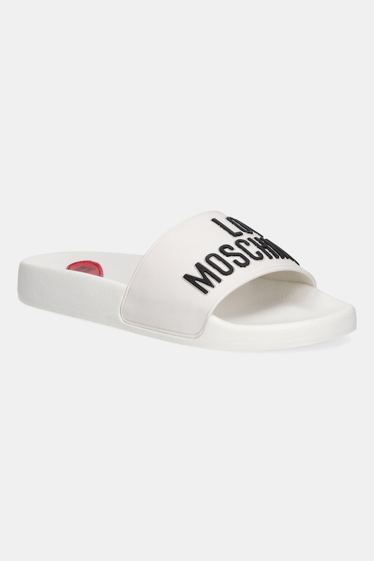 Love Moschino klapki syntetyczny biały JA28052G0MI14100