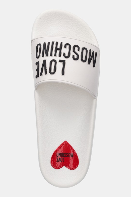 Love Moschino klapki biały JA28052G0MI14100