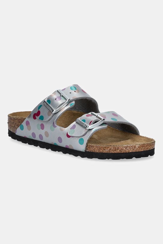 Дитячі шльопанці Birkenstock Arizona срібний 1029842.36.39