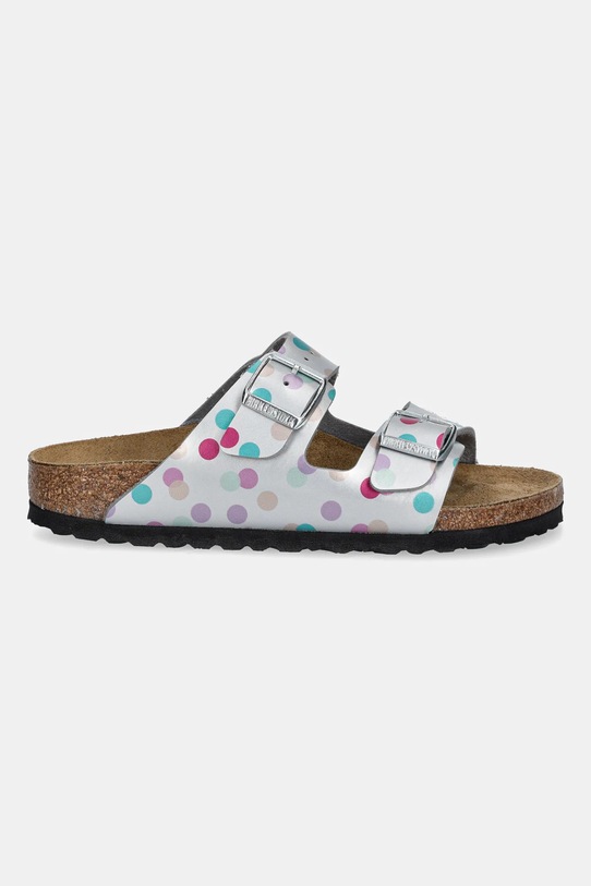 Дитячі шльопанці Birkenstock Arizona 1029842.36.39 срібний SS25