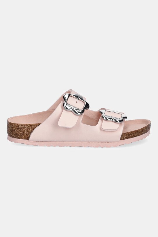 Birkenstock șlapi copii Arizona Flower Buckle 1029490.26.35 roz SS25