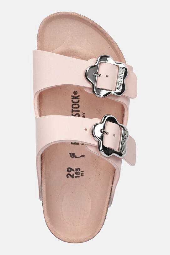 Birkenstock șlapi copii Arizona Flower Buckle roz 1029490.26.35