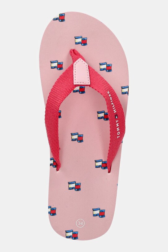 Дитячі в'єтнамки Tommy Hilfiger рожевий T3A8.33807