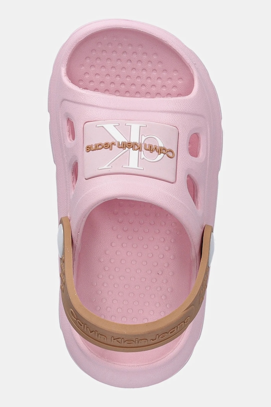 Calvin Klein Jeans gyerek papucs rózsaszín V1A2.82058.22.29