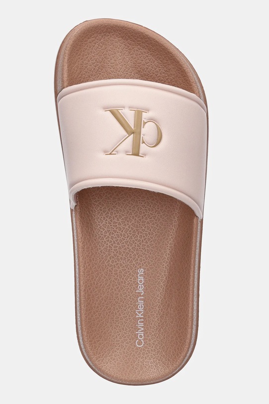 Calvin Klein Jeans klapki dziecięce różowy V3A0.82066