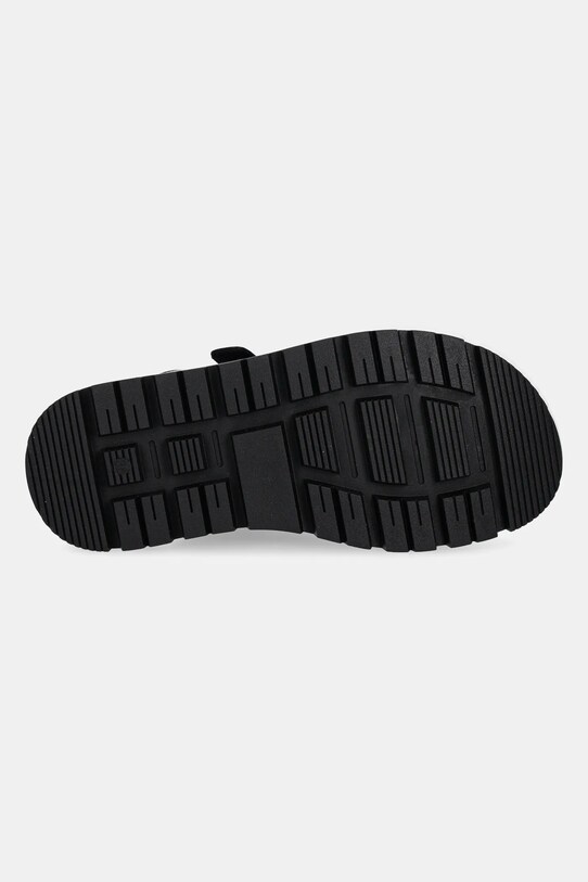 Calvin Klein Jeans papuci din piele pentru copii V4B2.83055 negru