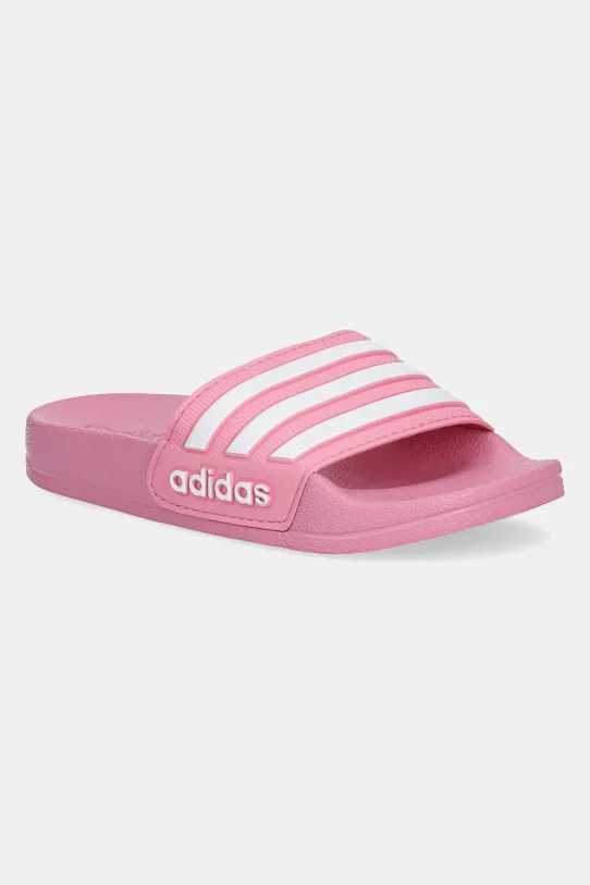 Дитячі шльопанці adidas ADILETTE SHOWER рожевий JP5786