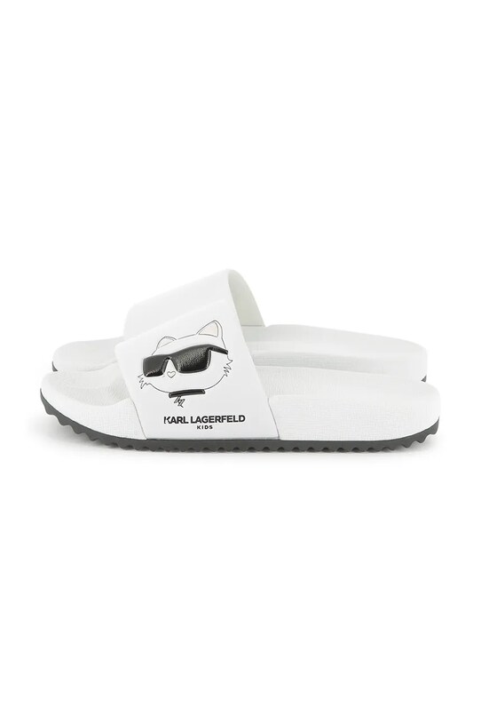 Detské šľapky Karl Lagerfeld Z30544.27.35 biela SS25