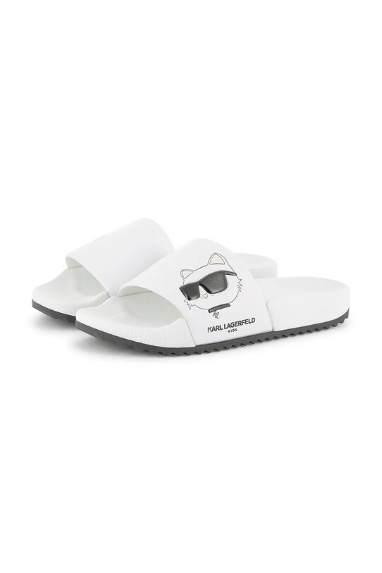Дитячі шльопанці Karl Lagerfeld білий Z30544.36.39