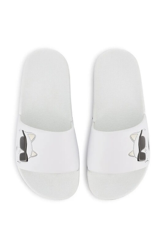 Дитячі шльопанці Karl Lagerfeld білий Z30544.36.39