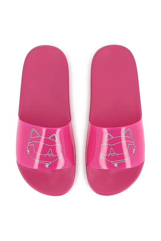 Karl Lagerfeld șlapi copii roz Z30369.36.39