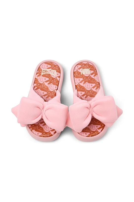 Otroški natikači Camper Pelotas Flota Sandal Kids roza K800624.25.27