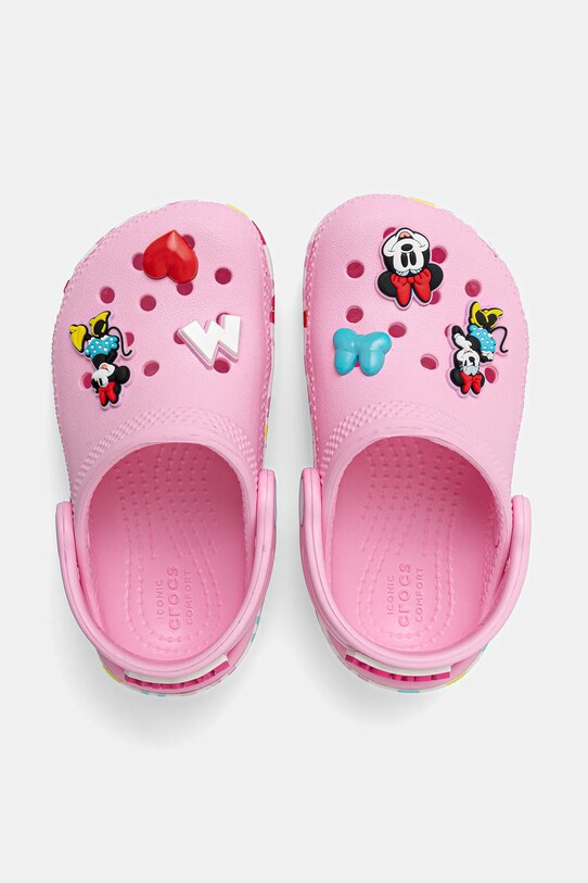 Crocs papuci copii CLASSIC MICKEY MINNIE FRIENDS CLOG KIDS 210894.CROCS.CLASSIC.MI roz SS25