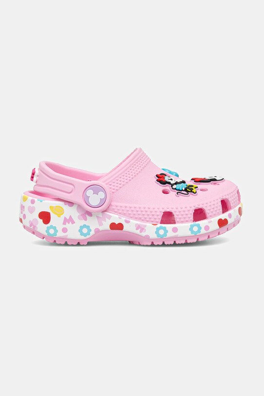 Fete Crocs papuci copii CLASSIC MICKEY MINNIE FRIENDS CLOG KIDS 210894.CROCS.CLASSIC.MI roz