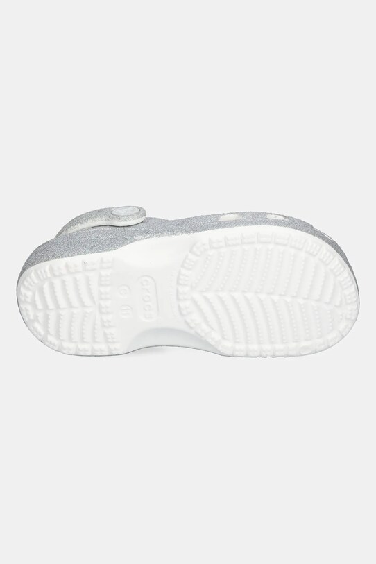 Шльопанці Crocs CLASSIC IRIDESCENT GLITTER CLOG KIDS 210986.CROCS.CLASSIC.IR срібний