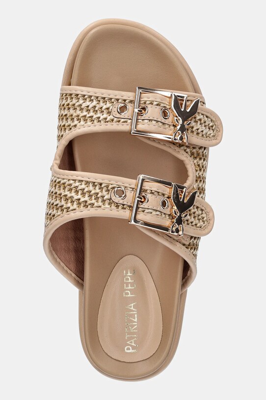 Patrizia Pepe Girl papucs bézs PPJ337